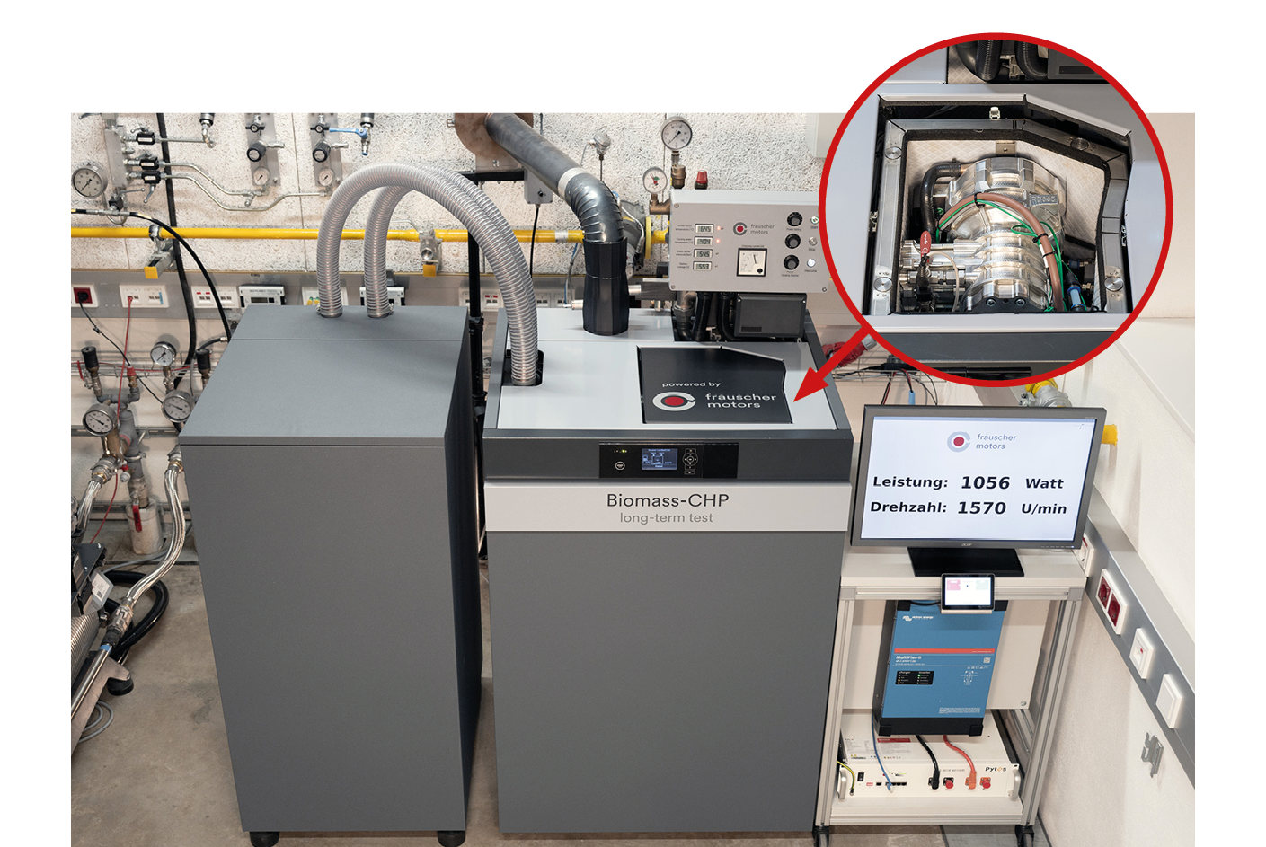 Pellets-BHKW_Demonstrationsanlage